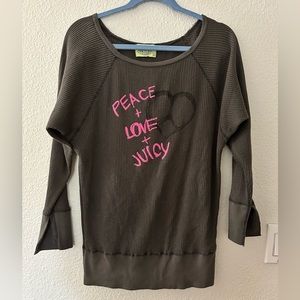 Juicy Couture 3/4 Sleeve Sweater